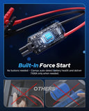 Autoone jump starter AUTOONE M4 Jump Starter 8000A Car Battery Jumper Starter Portable, 12V Jump Pack (All Gas/12L Diesel) Jump Box for Car Battery with Built-in Booster, Storage Case, LED Light, Jumper Cables