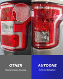 Autoone Lighting Assemblies F150 Tail Light Assembly OEM Taillights Replacement for 2016 2017 Ford F-150 SSV/ 2015-2017 Ford F-150 Lariat, XL, XLT