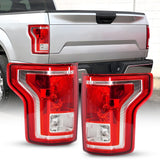 F150 Tail Light Assembly OEM Replacement for 2016 2017 Ford F-150 SSV/ 2015-2017 Ford F-150 Lariat, XL, XLT (with Halogen Bulbs)