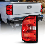 Autoone Lighting Assemblies Tail Light Assembly (left) For 2014-2019 Chevy Silverado Halogen Tail Light Assembly Compatible with Chevrolet Silverado 1500/ 2500HD/ 3500HD, 2015-2019 GMC Sierra 3500HD