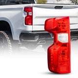 Autoone Lighting Assemblies Tail Light Assembly (left) For 2019-2023 Chevy Silverado 1500/ 2500HD/ 3500HD Halogen Tail Light Assembly