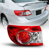 Autoone Lighting Assemblies Tail Light Assembly (left) Tail Light Assembly for 2011-2013 Toyota Corolla Rear Factory OEM Driver Side & Passenger Side, Without Bulbs