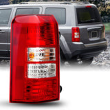 Autoone Lighting Assemblies Tail Light Assembly Rear Lamps with Halogen Bulbs Replacement for 2008-2016 Jeep Patriot