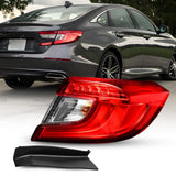 Autoone Lighting Assemblies Tail Light Assembly (right) Compatible with 2018-2022 Honda Accord Tail Light Assembly, With Halogen & LED Bulbs