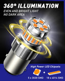 Autoone Motor Vehicle Lighting AUTOONE 1157 LED Bulb Amber Yellow
