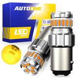 Autoone Motor Vehicle Lighting AUTOONE 1157 LED Bulb Amber Yellow